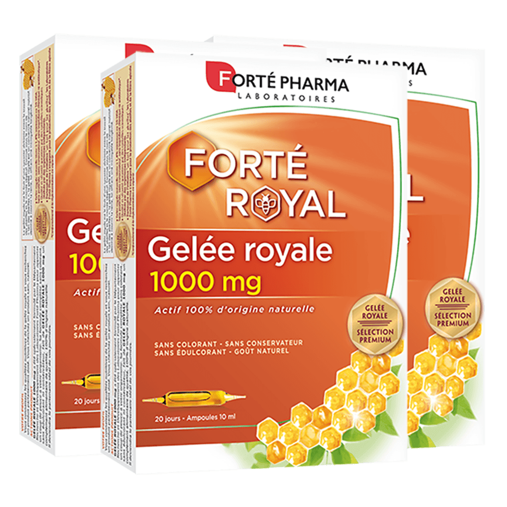 Lot de 3 Forté Royal Gelée Royale 1000 mg - Forté Pharma