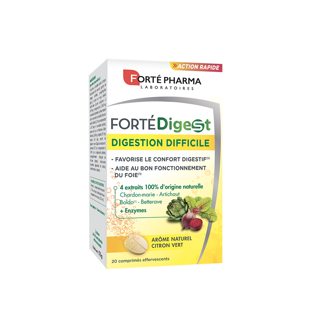 Acheter FortéDigest Digestion Difficile Complément Alimentaire