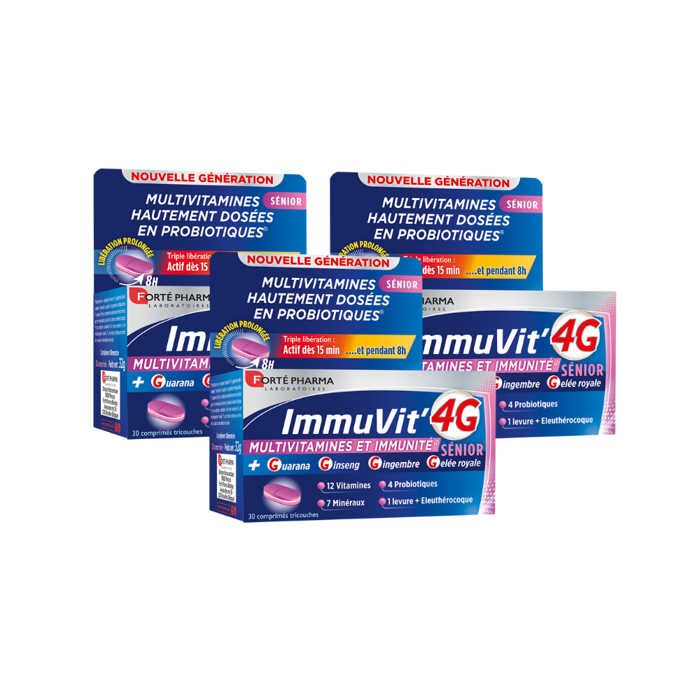 Lot de 3 Immuvit 4G sénior