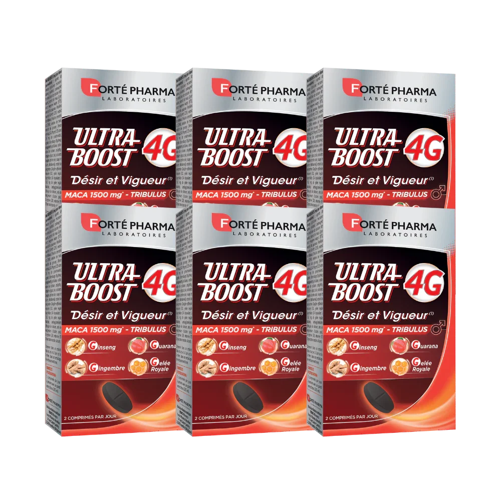Lot de 6 UltraBoost 4G Désir et Vigueur - Forté Pharma - Lot de 6 UltraBoost 4G Désir et Vigueur - Default Title