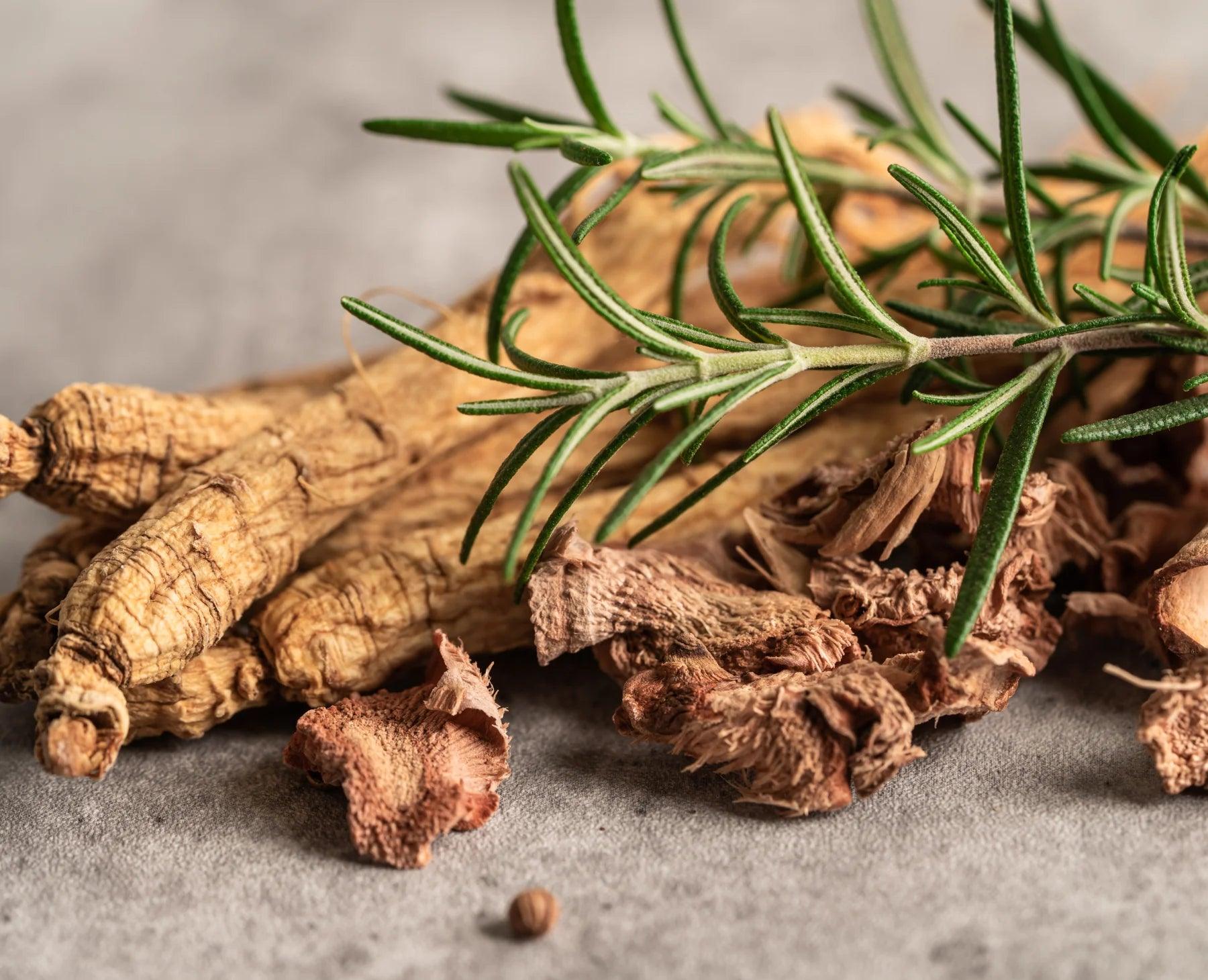 Femme énergique, plantes anti-fatigue, tonus, vitalité naturelle.