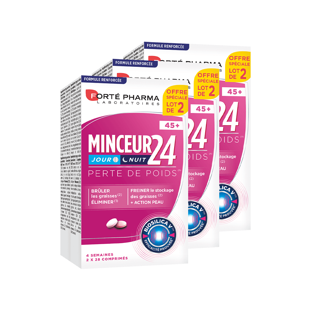 Lot de 3 Minceur 24 45+ - Forté Pharma