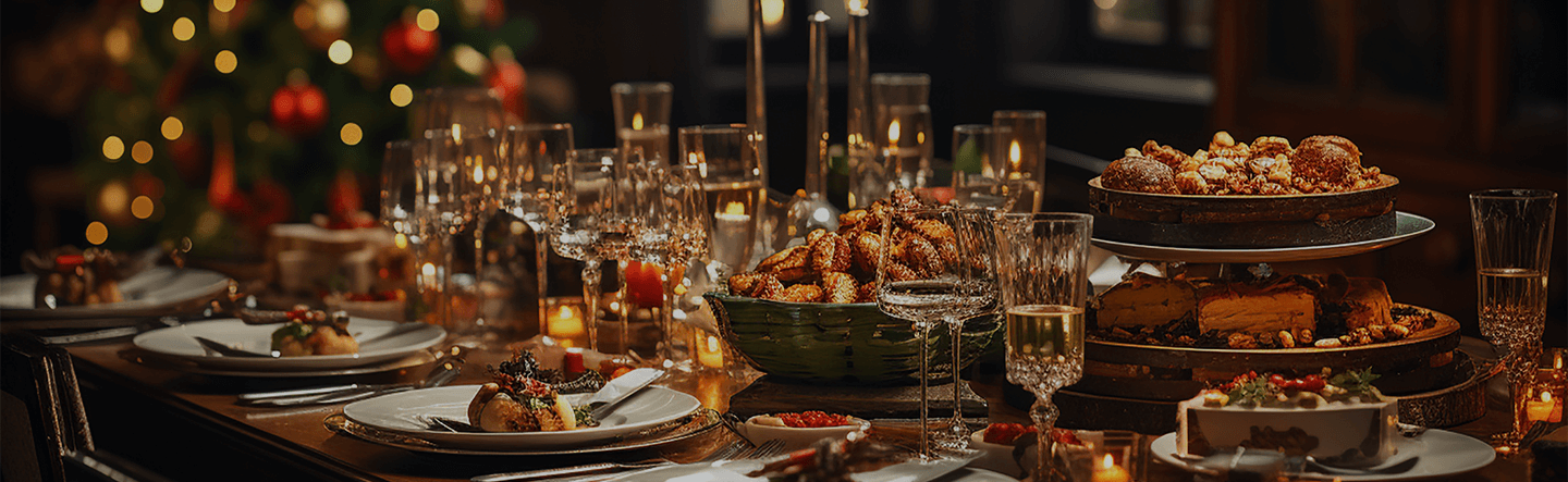 Prise de poids pendant Noël, alimentation festive, gestion nutritionnelle.