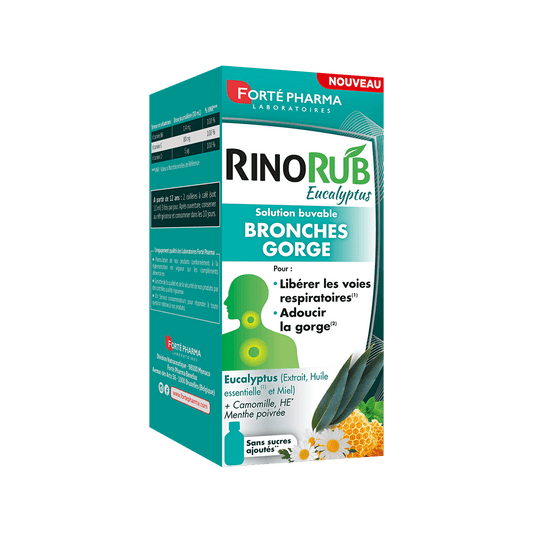 RinoRub Bronches - Gorge Solution buvable - Forté Pharma