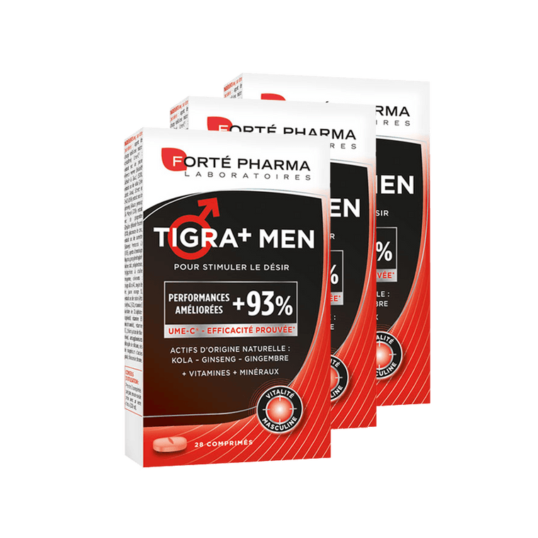 Lot de 3 Tigra+ Men - Forté Pharma