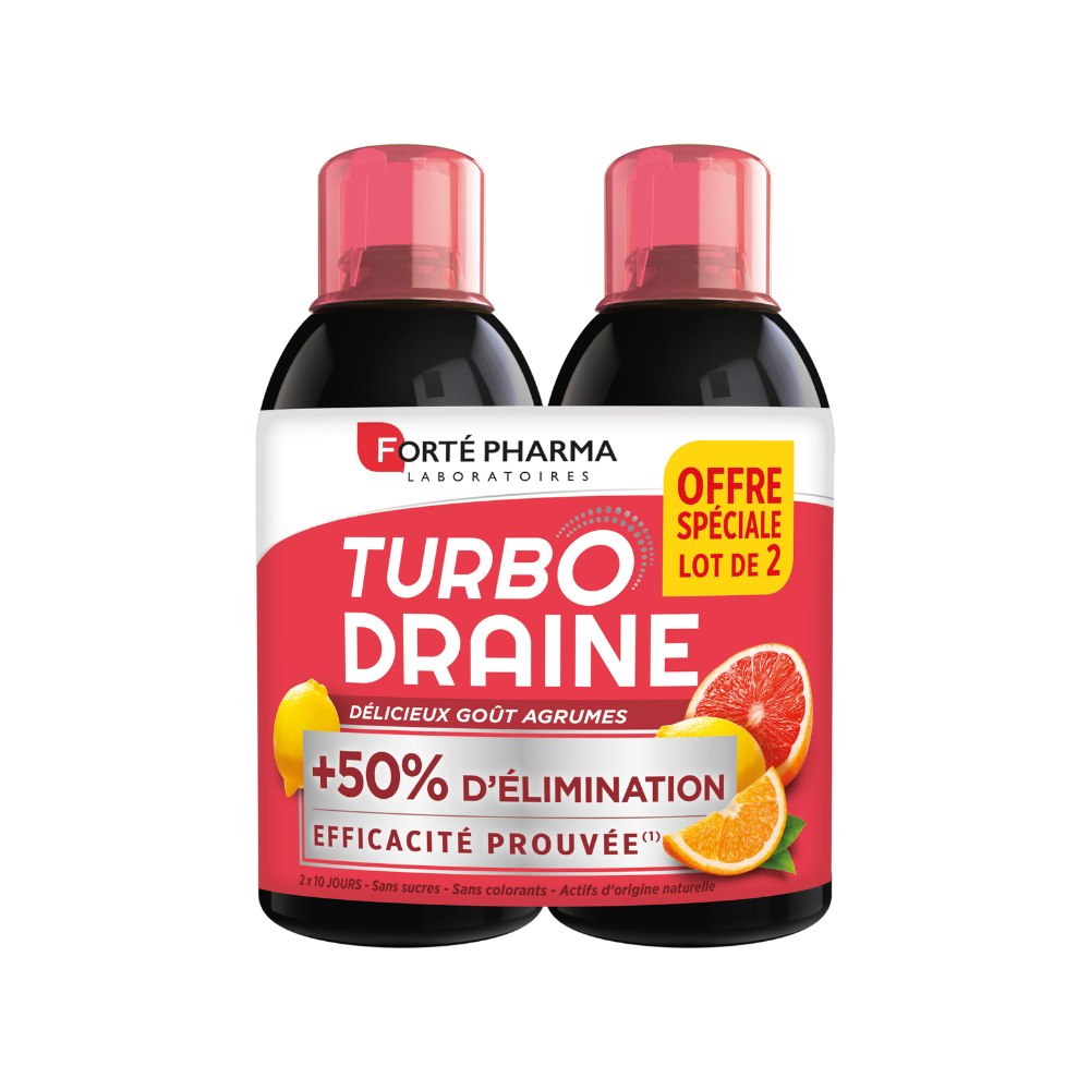 Turbodraine lot de 3 agrumes minceur draineur