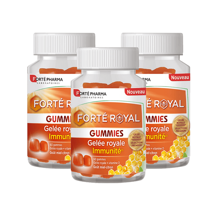 Lot de 3 Forte Royal Gummies Gelée Royale Immunité - Forté Pharma