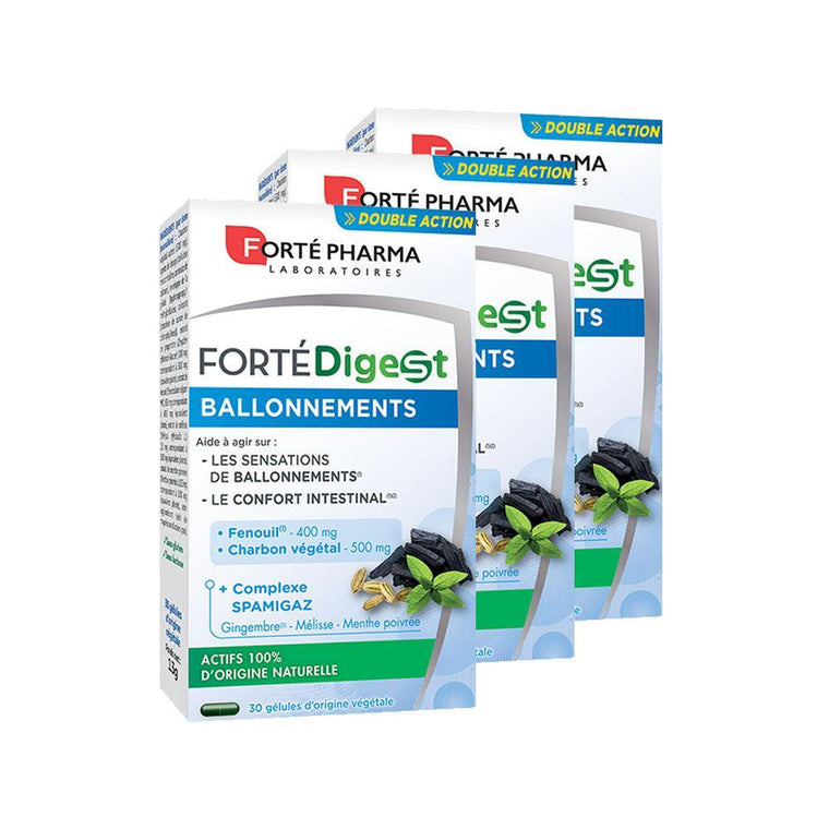 Lot de 3 FortéDigest Ballonnements - Forté Pharma
