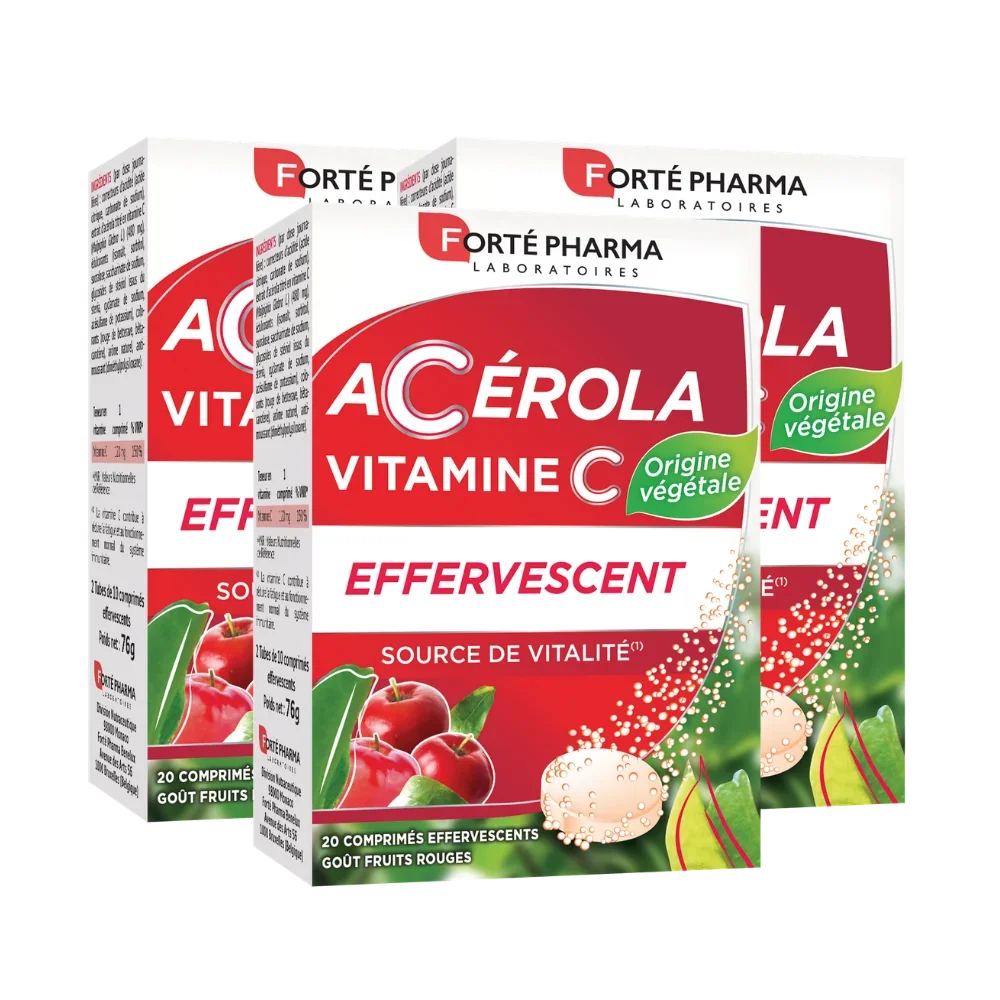 Acérola vitamine C effervescent Forté Pharma