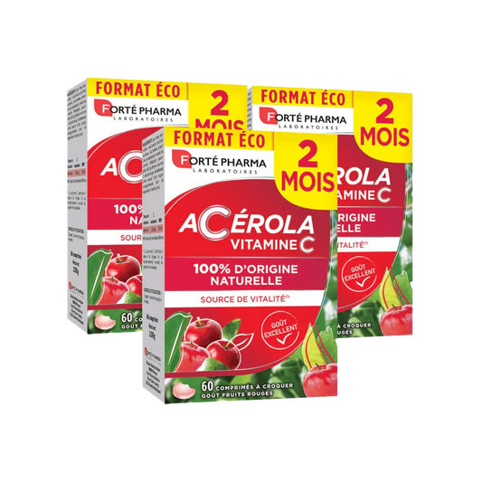 Lot de 3 Acérola 60 comprimés - Forté Pharma - Lot de 3 Acérola 60 comprimés - Default Title