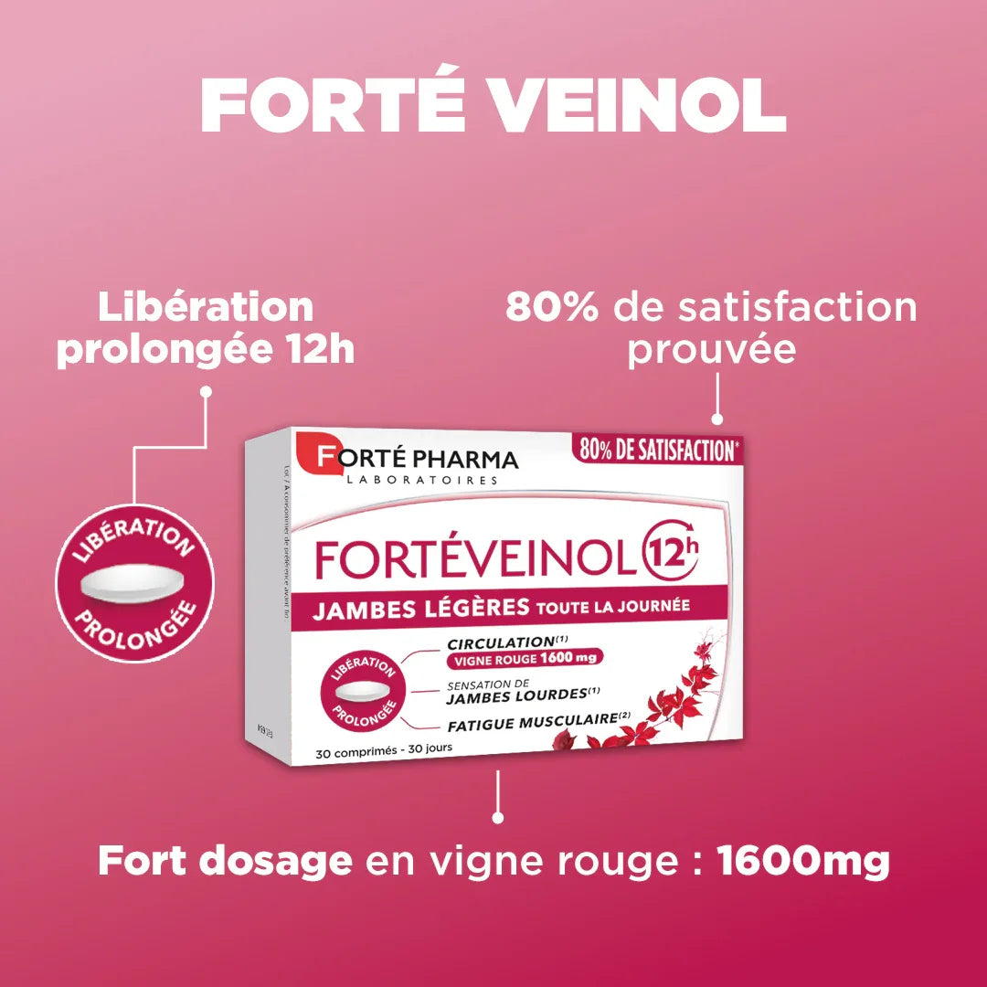 Forté Veinol 12h - Forté Pharma - Forté Veinol 12h - 1 mois