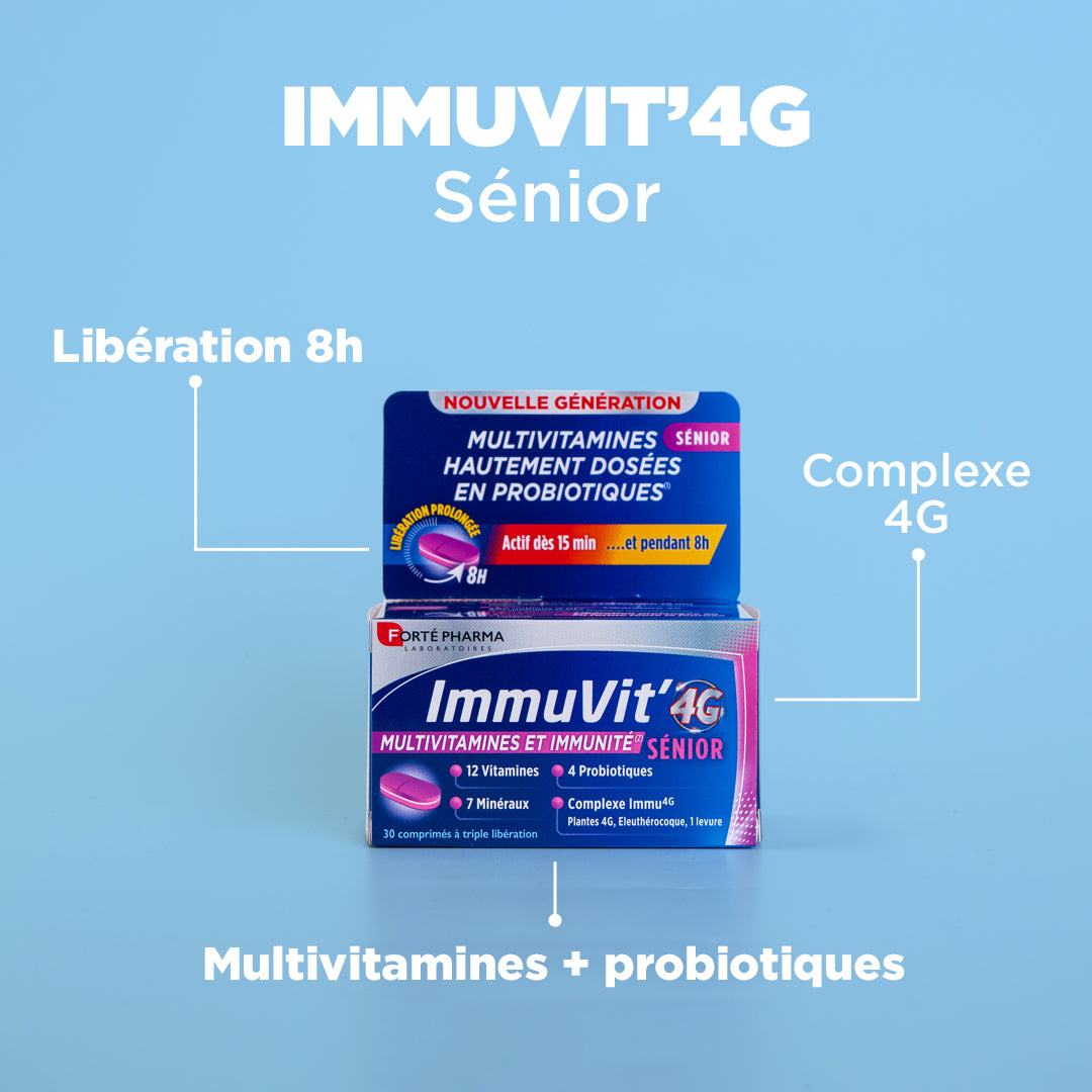 Achetez ImmuVit sénior 4G multivitamines et immunité