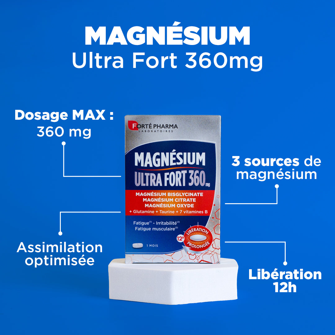 Magnésium Ultra Fort lutter contre la fatigue bénéfices