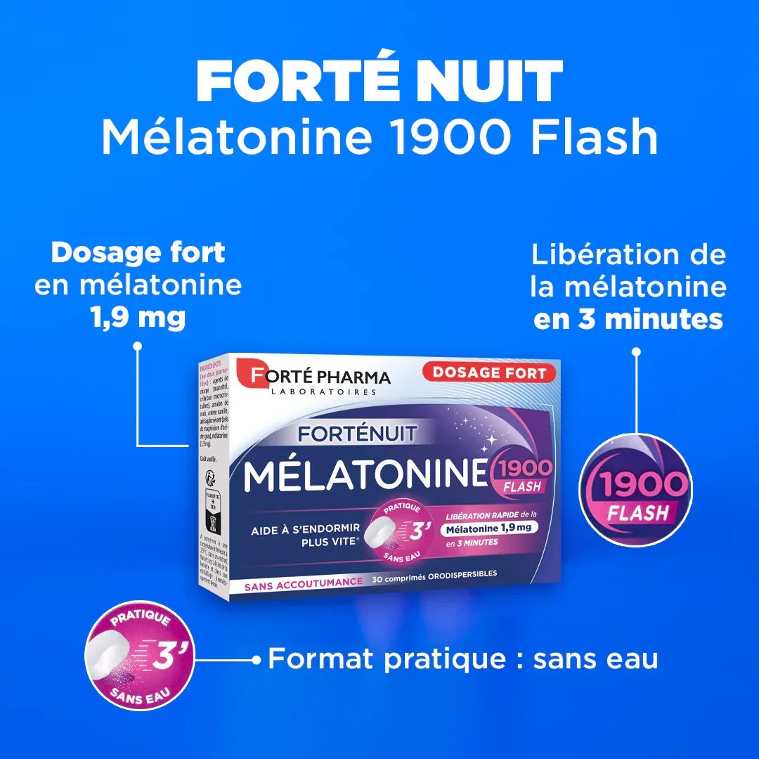 Mélatonine 1900 Flash - Forté Pharma - Mélatonine 1900 Flash - Default Title