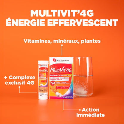 Multivit'4G Energie Effervescent