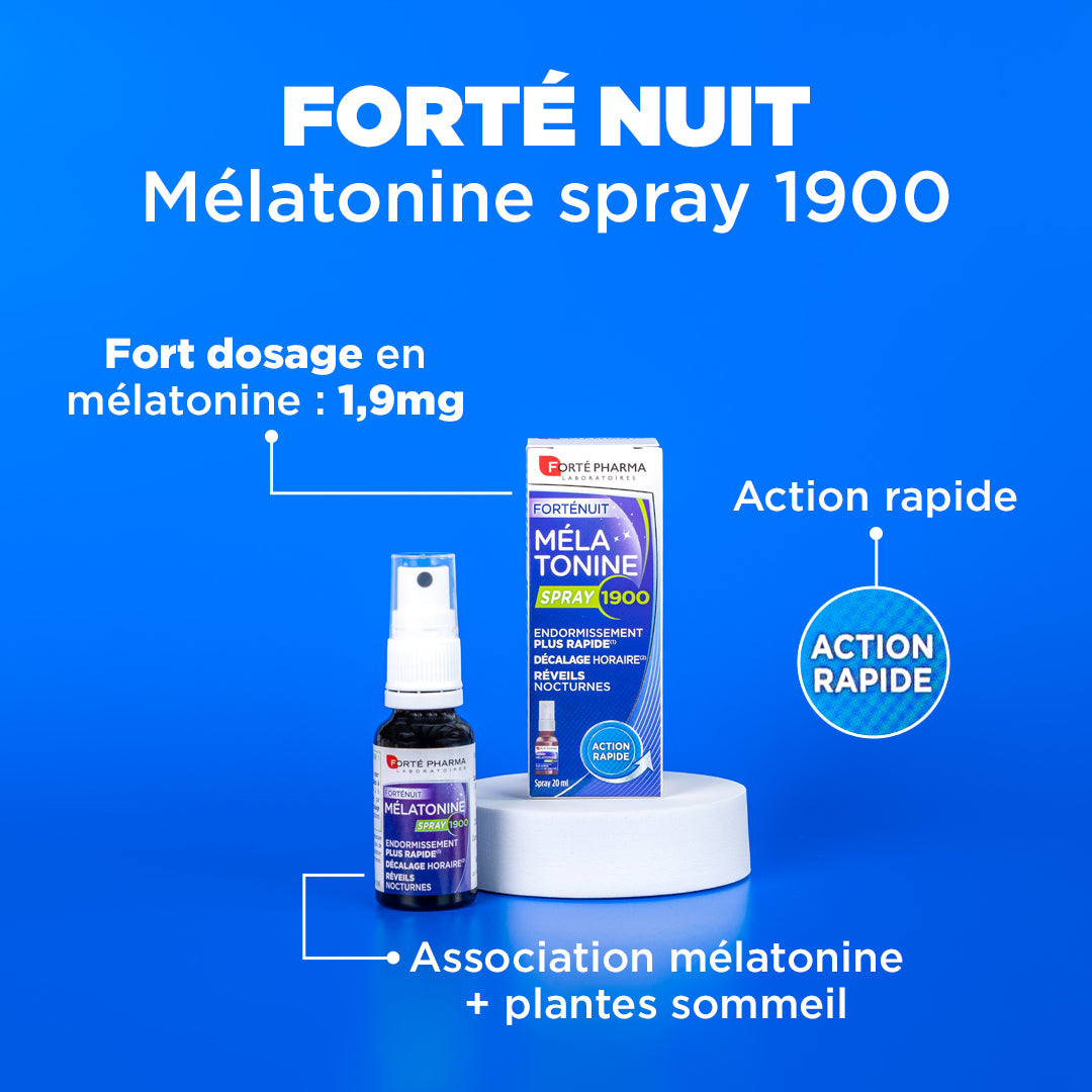 Actions Mélatonine Spray dosage fort sommeil