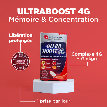 Bienfaits Ultraboost 4G Mémoire et concentration