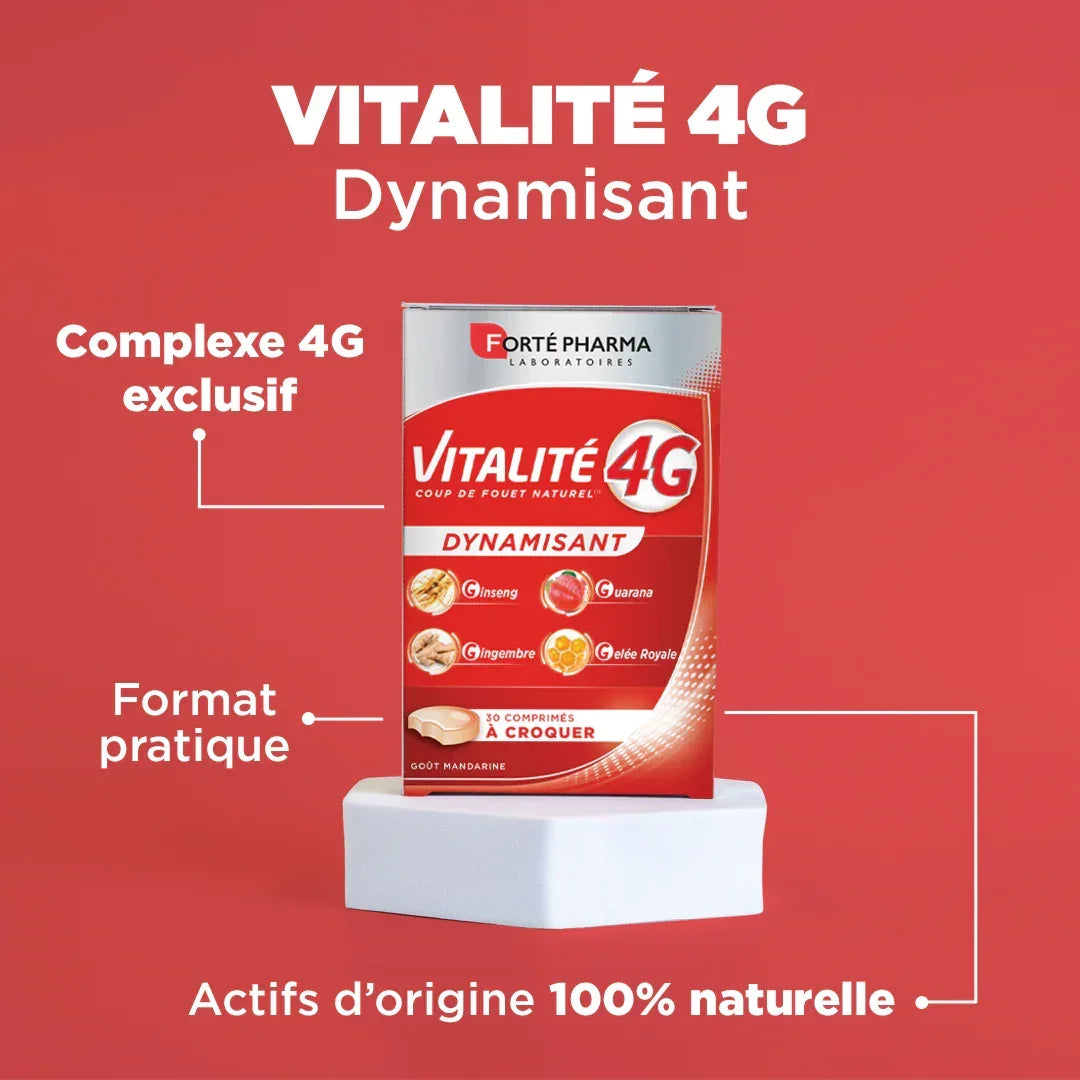 Attributs Vitalité 4G Dynamisant comprimés à croquer