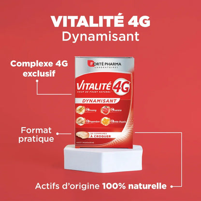 Attributs Vitalité 4G Dynamisant comprimés à croquer