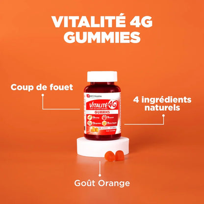 Attributs Vitalité 4G Gummies