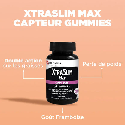 XtraSlim Max Capteur Gummies - Forté Pharma - XtraSlim Max Capteur Gummies 