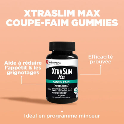 XtraSlim Max Coupe-Faim Gummies - Forté Pharma - XtraSlim Max Coupe-Faim Gummies