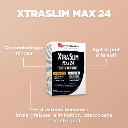 XtraSlim Max 24 - Forté Pharma - XtraSlim Max 24 chronobiologie minceur
