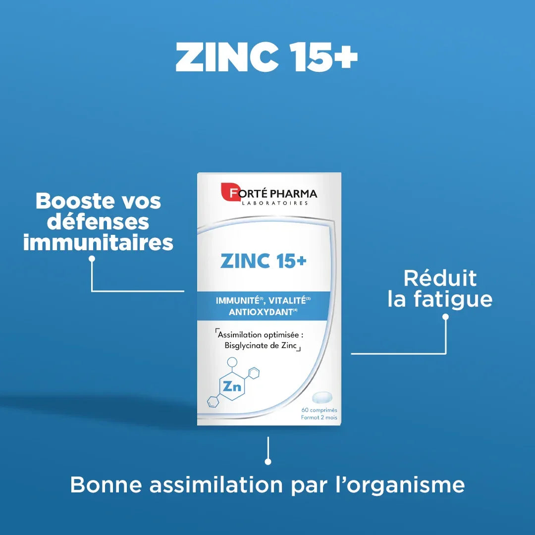 Attributs Zinc 15+ Forté Pharma