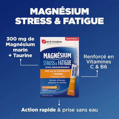 Magnésium 300 Stress & Fatigue - Forté Pharma - Magnésium 300 Stress & Fatigue - Default Title