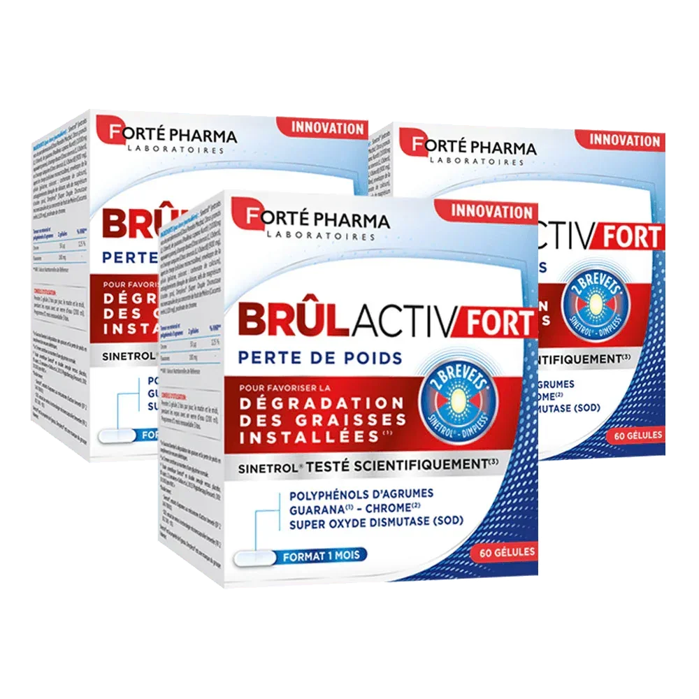 Lot de 3 BrûlActiv Fort - Forté Pharma - Lot de 3 BrûlActiv Fort - Default Title