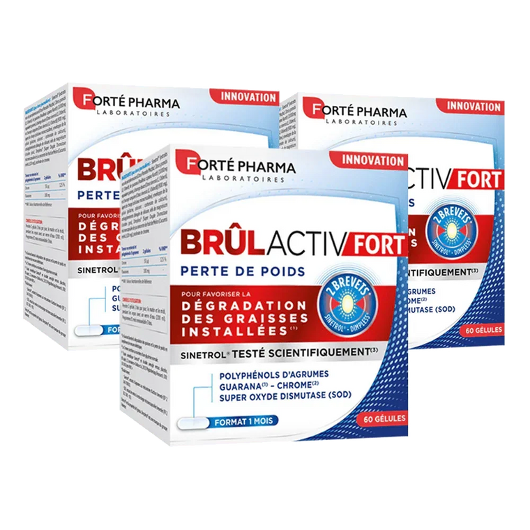 Lot de 3 BrûlActiv Fort - Forté Pharma - Lot de 3 BrûlActiv Fort - Default Title