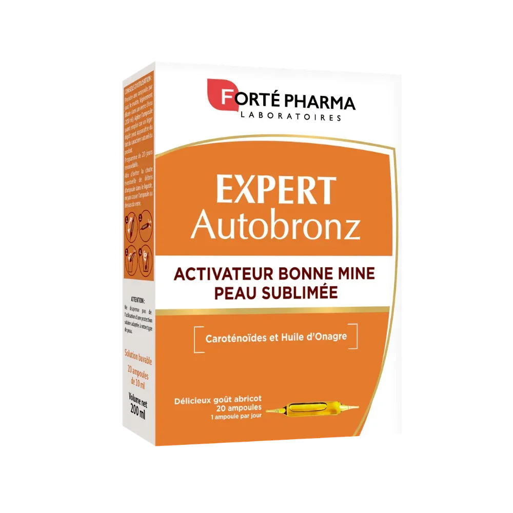 Expert Autobronz 20 ampoules bronzage 