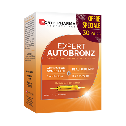 acheter notre expert autobronz pour avoir un teint hâlé