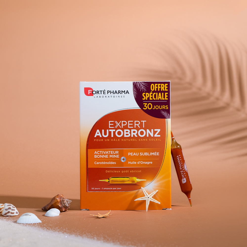 Autobronzant ampoules Expert Autobronz pour avoir un teint hâlé