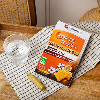 Forté Royal Gelée Royale BIO au miel de Manuka 2500mg