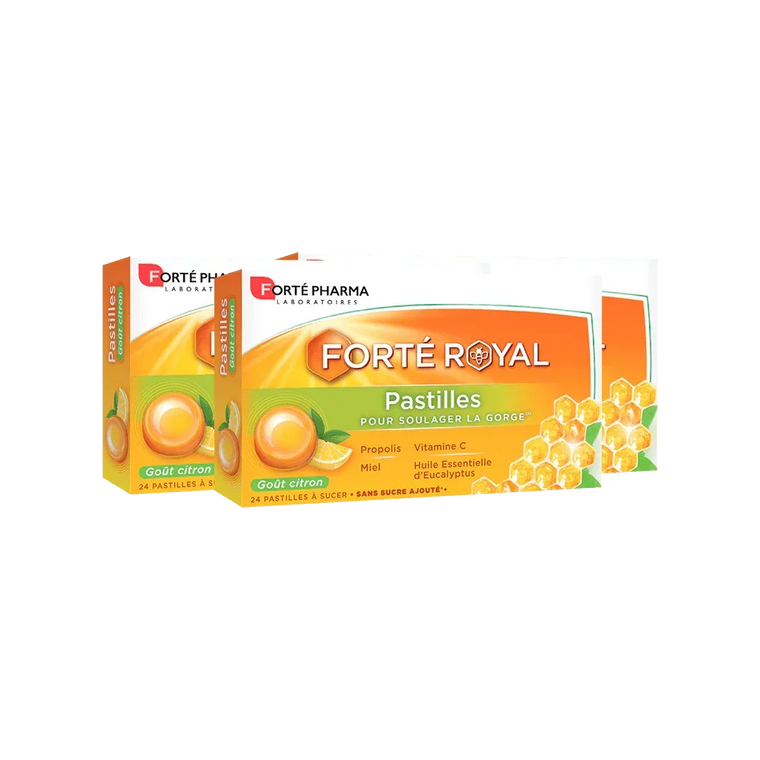 Lot de 3 Forté Royal Pastilles Citron - Forté Pharma - Lot de 3 Forté Royal Pastilles Citron - Default Title