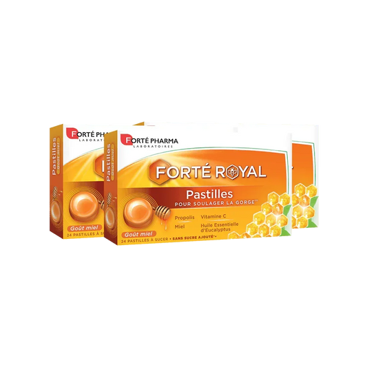 Lot de 3 Forté Royal Pastilles Miel - Forté Pharma - Lot de 3 Forté Royal Pastilles Miel - Default Title