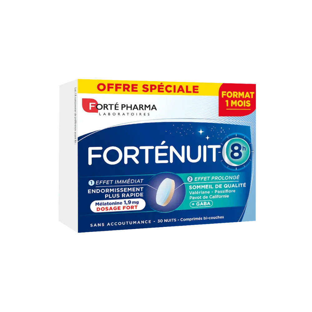 FortéNuit 8h - Forté Pharma - FortéNuit 8h - 30 comprimés