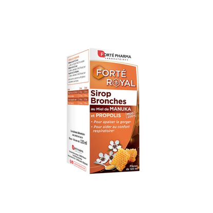 Achetez notre Sirop bronches au miel de manuka et propolis