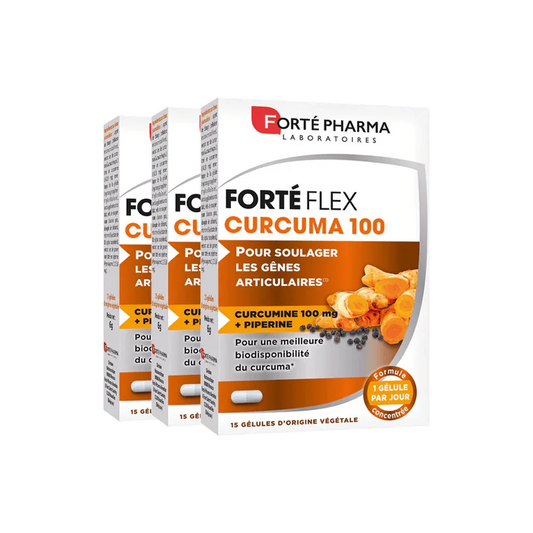Lot de 3 Forté Flex Curcuma 100 - Forté Pharma - Lot de 3 Forté Flex Curcuma 100 - Default Title