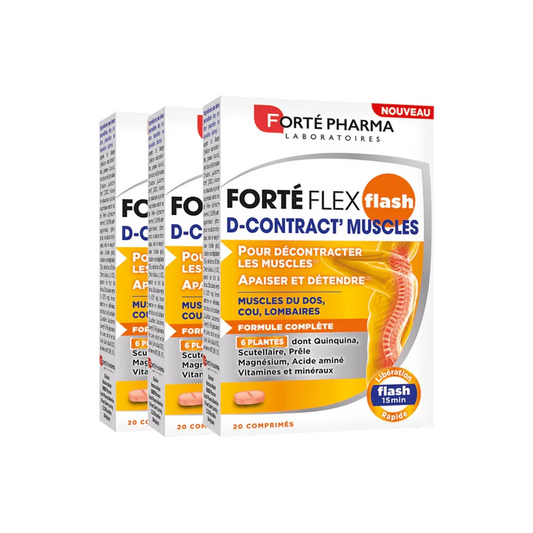 Lot de 3 Forté Flex Flash D-Contract' Muscles - Forté Pharma - Lot de 3 Forté Flex Flash D-Contract' Muscles - Default Title
