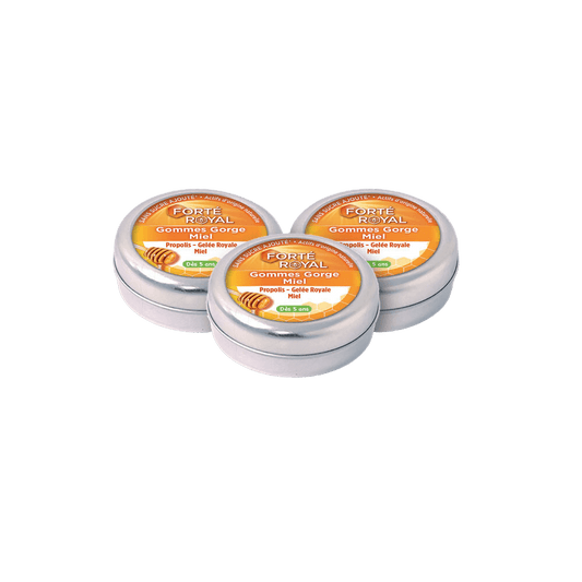 Lot de 3 Forté Royal Gommes Gorge Miel - Forté Pharma