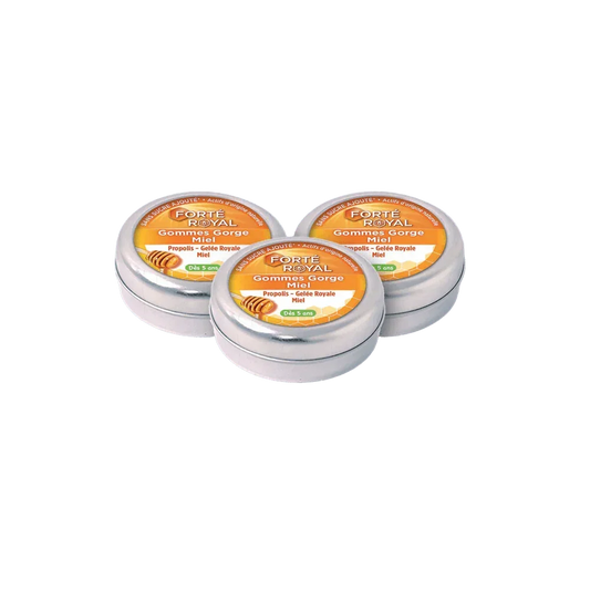 Lot de 3 Forté Royal Gommes Gorge Miel - Forté Pharma - Lot de 3 Forté Royal Gommes Gorge Miel - Default Title