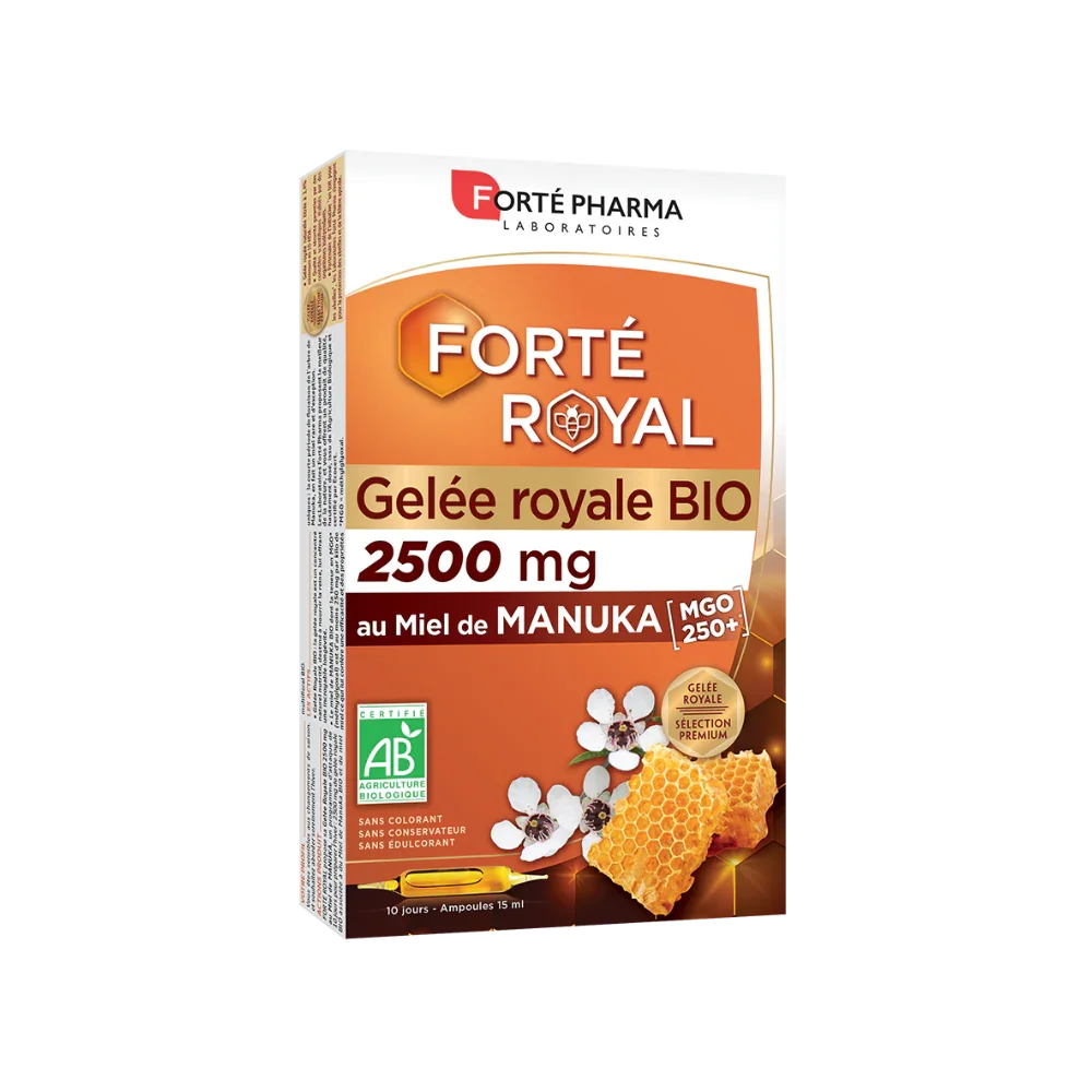 Achetez notre Gelée royale bio 500mg miel de manuka