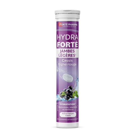Achetez notre Hydra Forté enrichi jambes légères cassis et vigne rouge