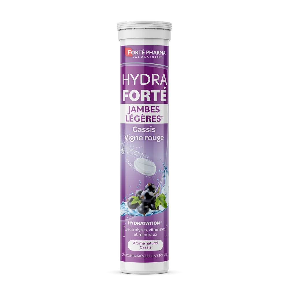 Achetez notre Hydra Forté enrichi jambes légères cassis et vigne rouge