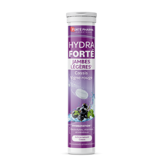 Achetez notre Hydra Forté enrichi jambes légères cassis et vigne rouge