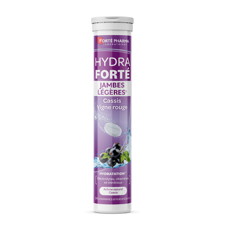 Achetez notre Hydra Forté enrichi jambes légères cassis et vigne rouge