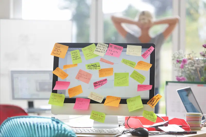 Post-it sur les phases du stress