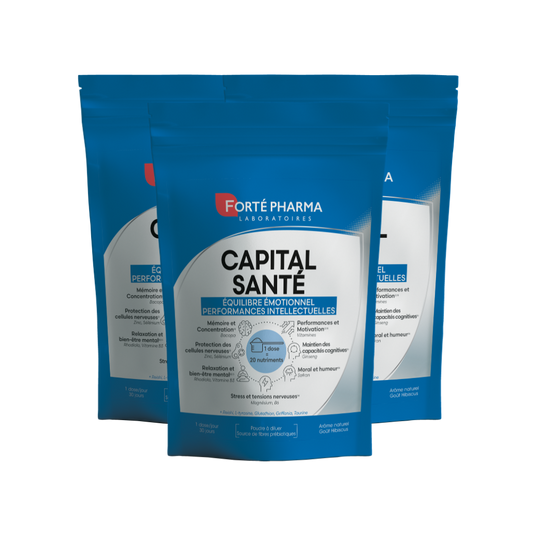 Lot de 3 Capital Santé Equilibre Emotionnel et Performances Intellectuelles